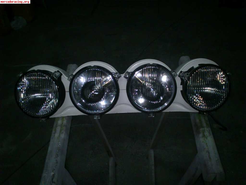 Rampa de faros con opticas 180mm para citroen c2