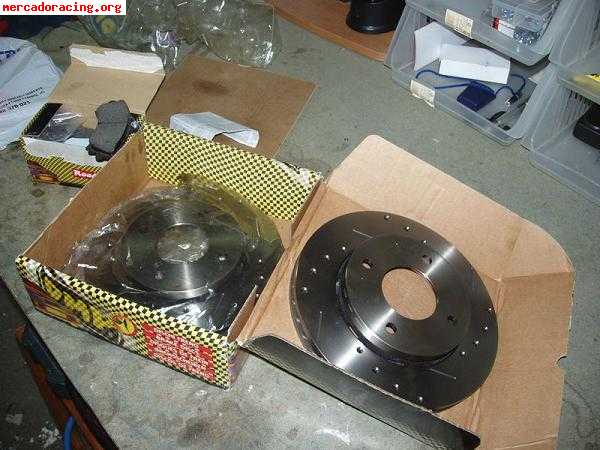 Vendo pastillas y discos de freno omp a estrenar