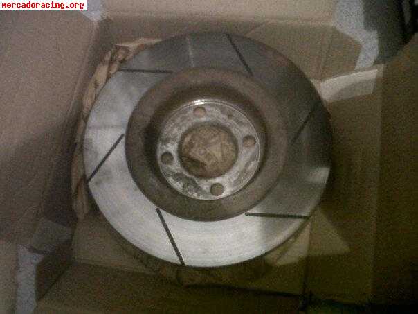 Kit de frenado galfer , 280mm  -  4x100   ventilados y rayad