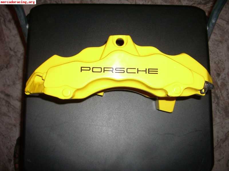 Pinzas porsche 6 pistones carboceramicas