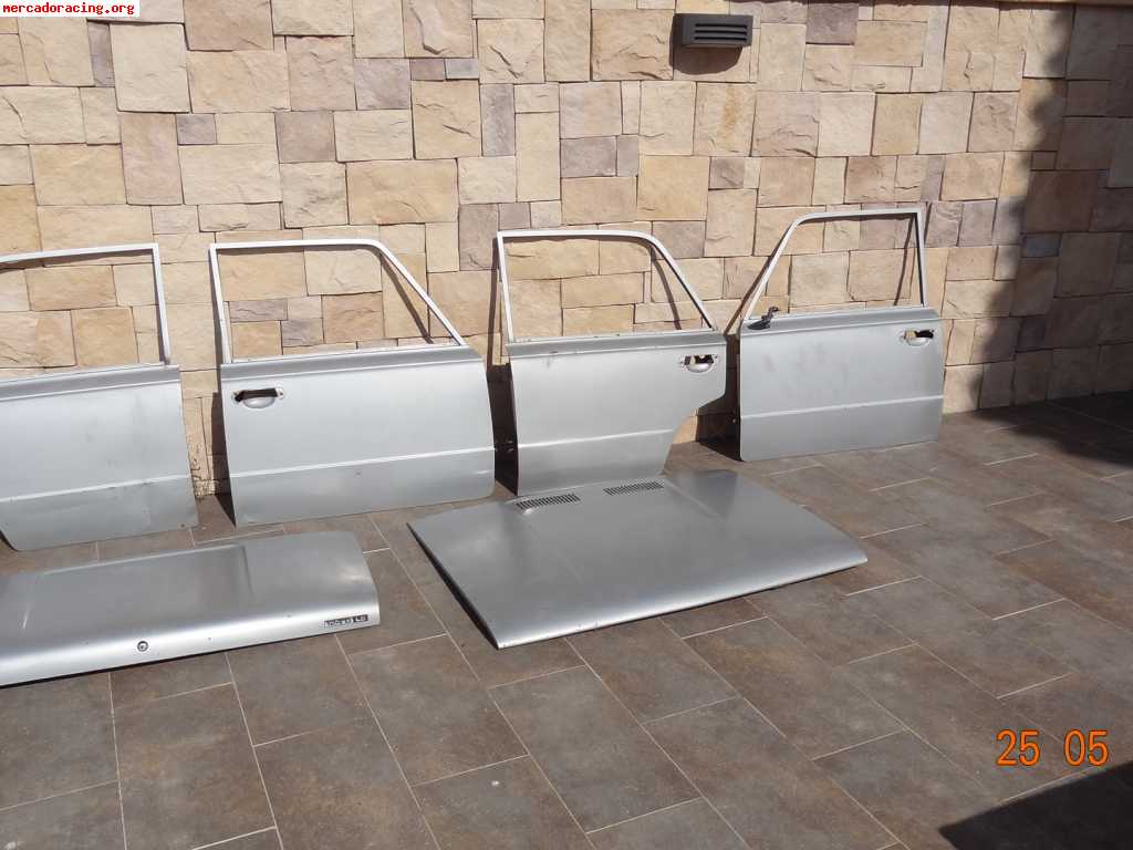 Puertas, capó y maletero de seat 124 fl y 1430