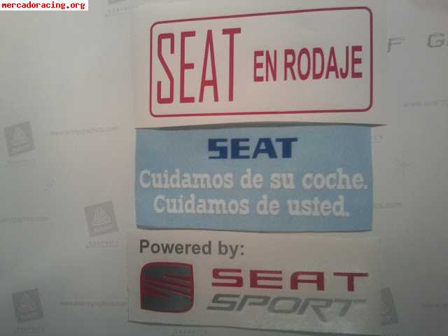 Pegatinas seat clasicas