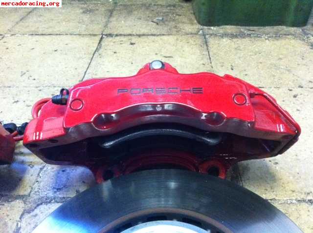 Kit frenos brembo 6 pistones completo con discos de 334x32