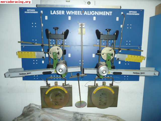 Equipamento alinhamento laser optimo 1001