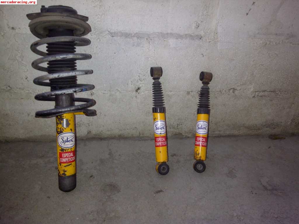 Suspension selex amarilla de competicion para peugeot 306 gt