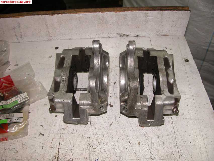 Pinzas 2 pistones aluminio para restaurar