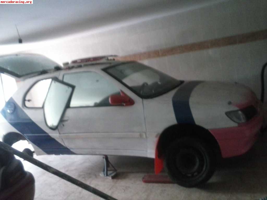 Se vende puente trasero de tambor de peugeot 306 3 puertas