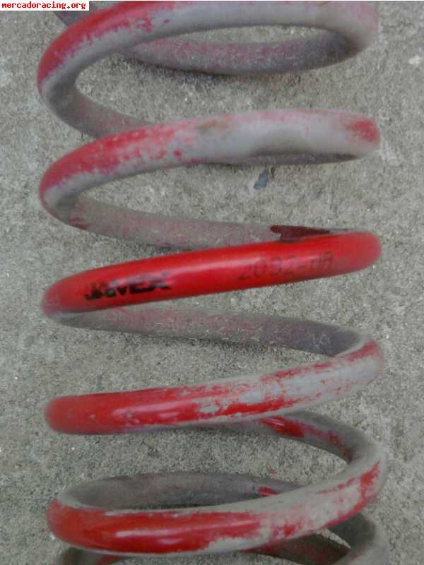Muelles jamex -4cm para civic, crx y coupe.