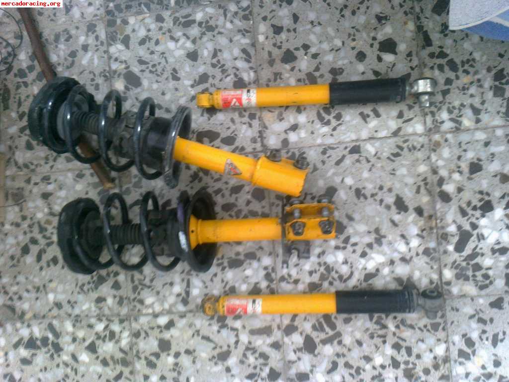 Supensiones konisport regulables y tubo rc racing