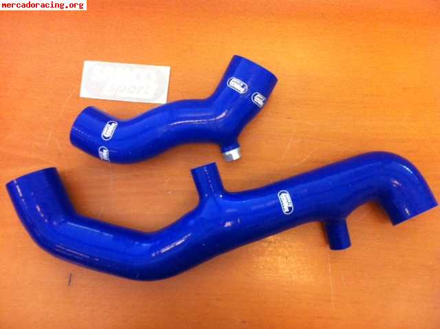 Kit tuberias samco color azul  renault 5 gt turbo