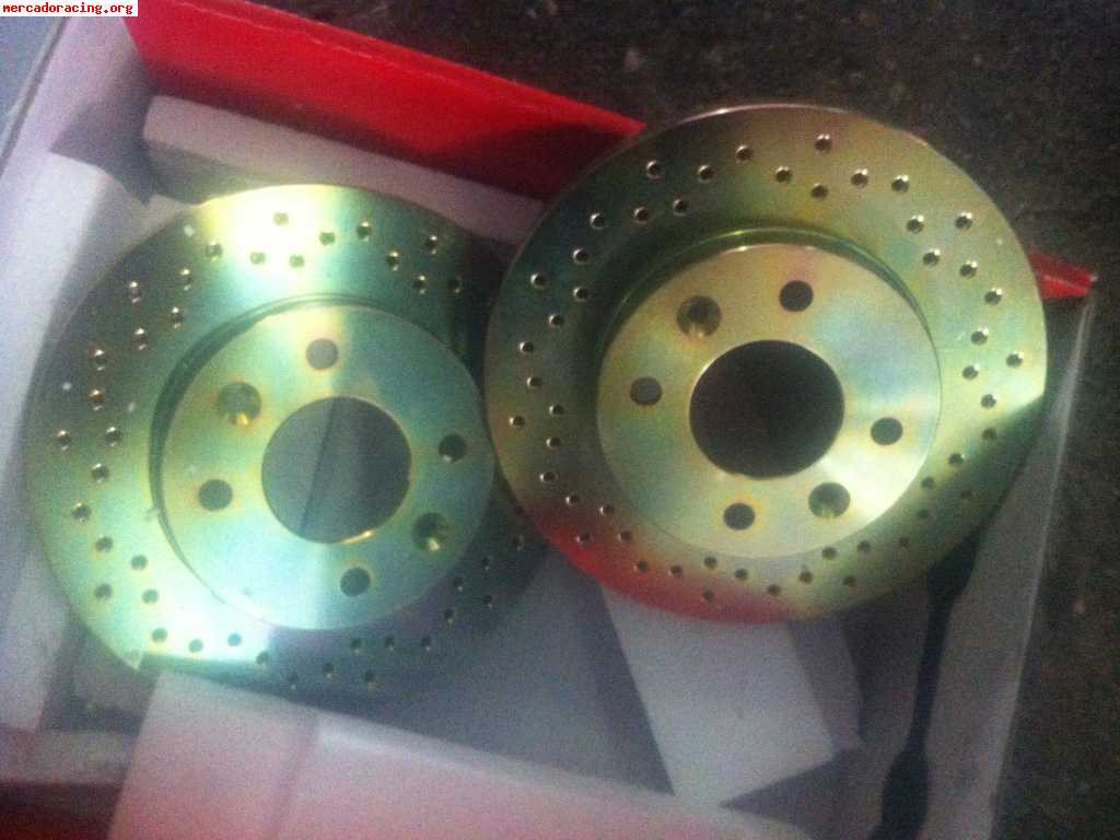 Discos perforads brembo para r5 gt turbo 