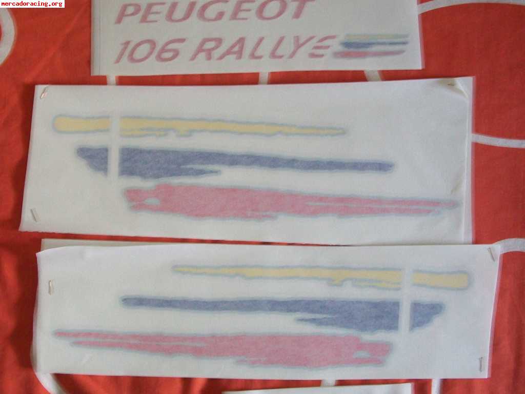 Pegatinas 106 rallye f2