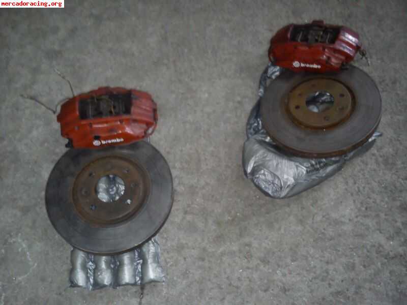 Vendo kit de frenos brembo 4 pistones para psa