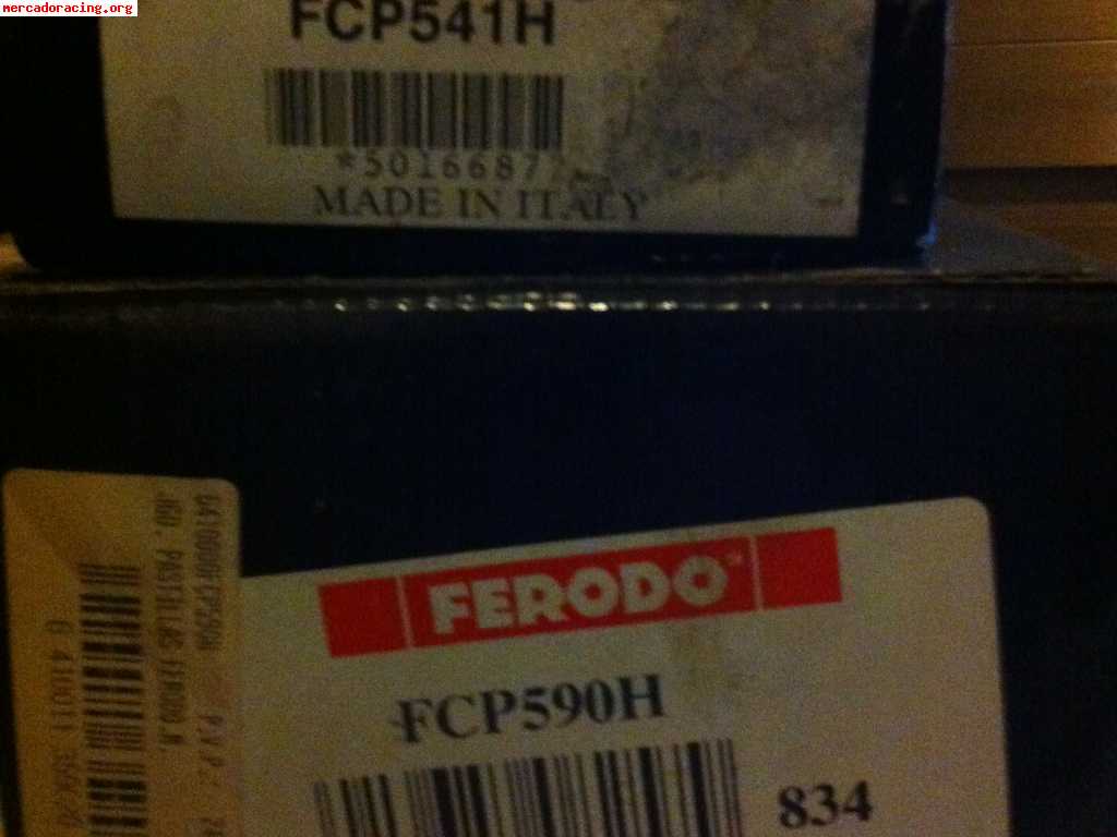 Ferodo racing ds 2500 con 95% de vida útil 