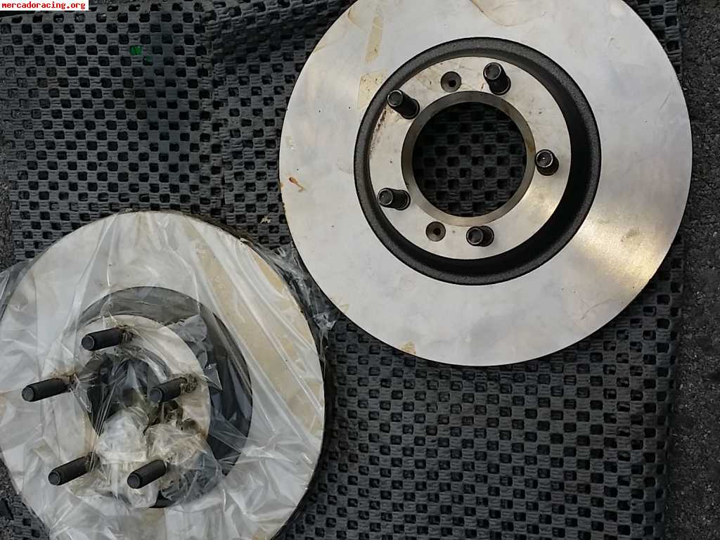 Kit frenos delanteros ventilados y pastillas alfa romeo 75 2