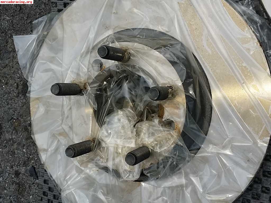 Kit frenos delanteros ventilados y pastillas alfa romeo 75 2