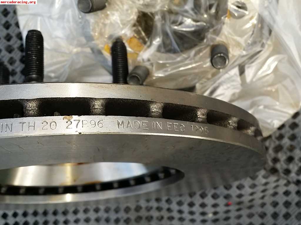 Kit frenos delanteros ventilados y pastillas alfa romeo 75 2