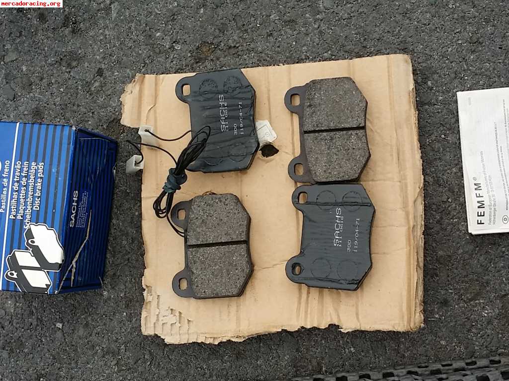 Kit frenos delanteros ventilados y pastillas alfa romeo 75 2