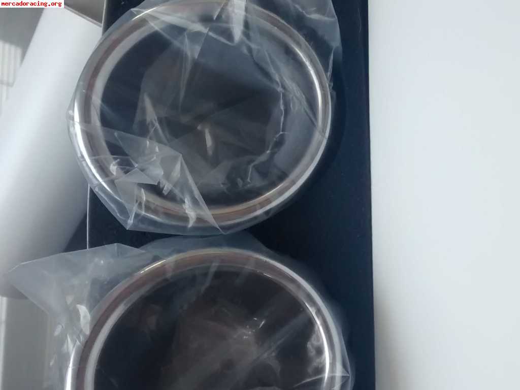 Embellecedor de escape cromado audi 