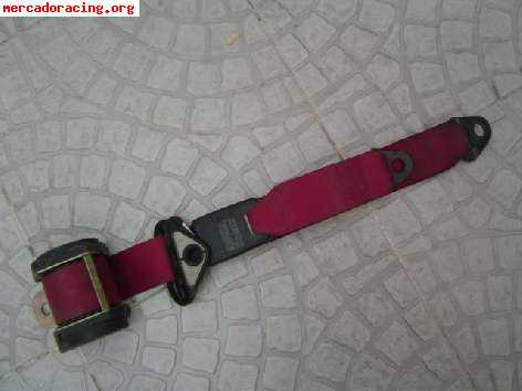 Cinturon trasero rojo p 106 rallye