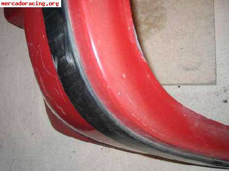 Paragolpes trasero gtt f2 rojo