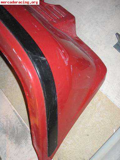 Paragolpes trasero gtt f2 rojo