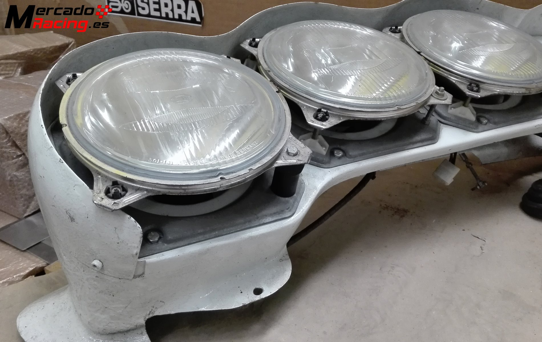 Parrilla de faros largo alcance fiat punto copa