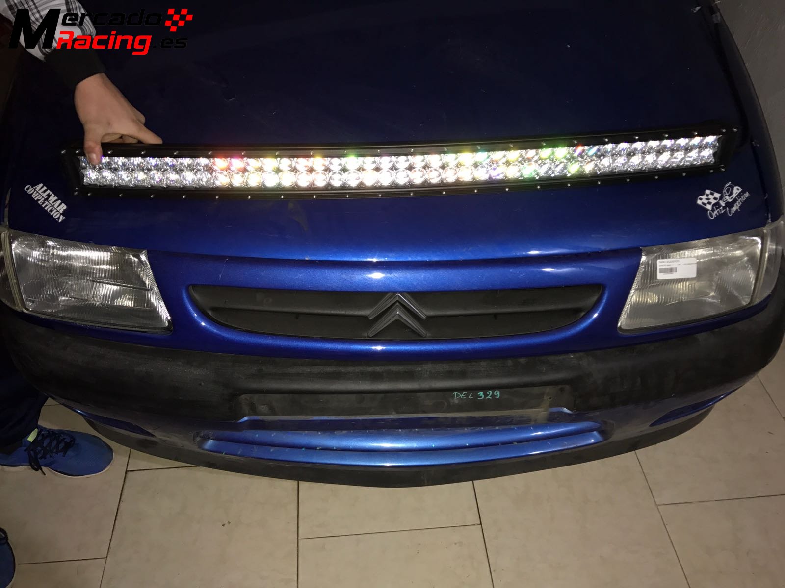 Parrilla de led o faro led de 400w