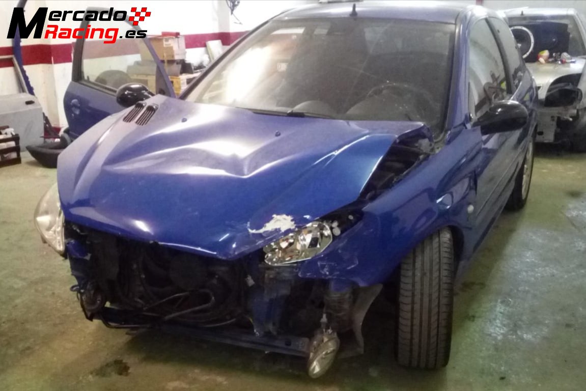 Despiece de chapa de peugeot 206 gti 