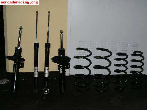 Kit muelles amortiguadores para seat ibiza 6l modelo sport