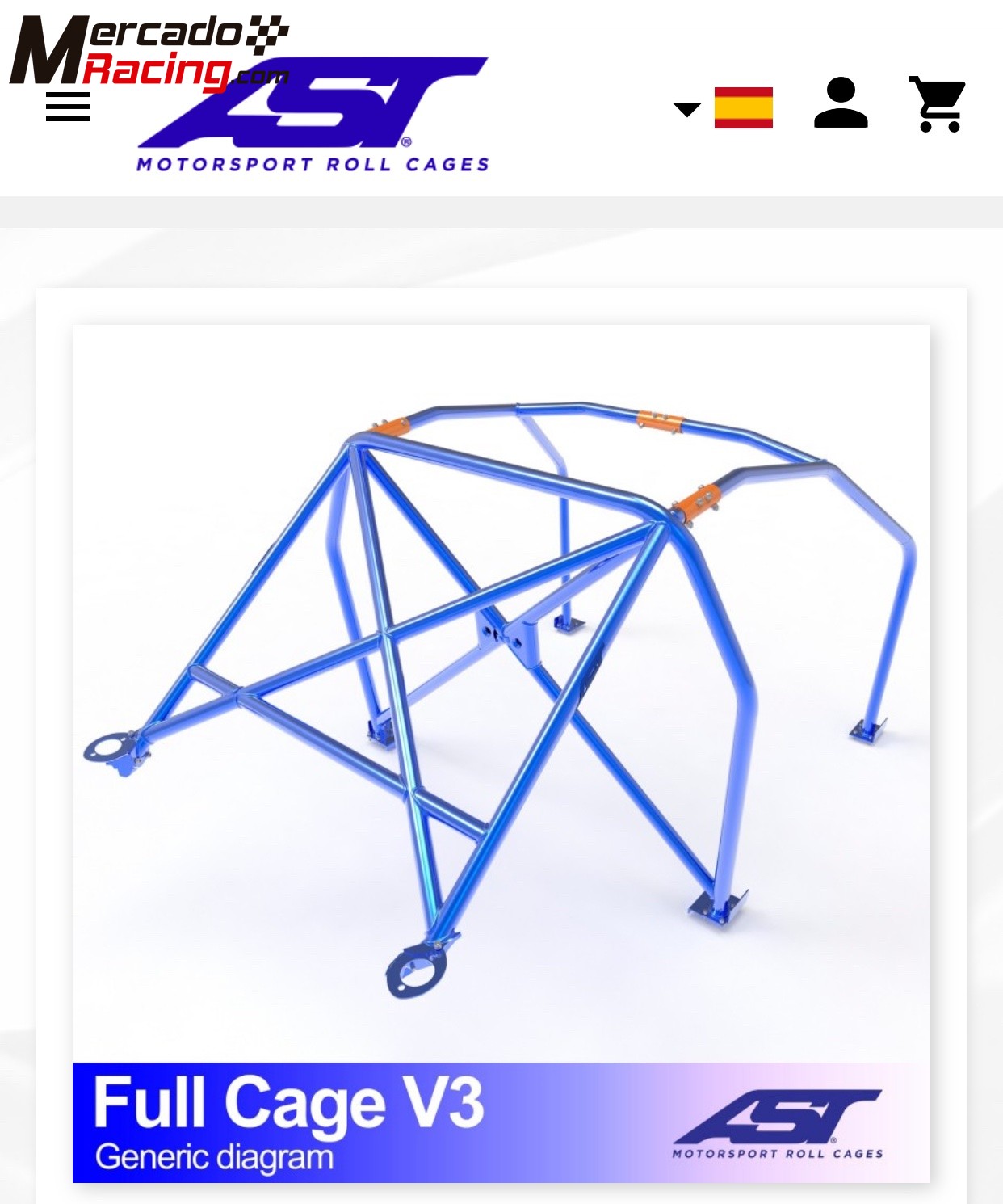 Barras ast  full cage v3 con x en puertas desmontables 