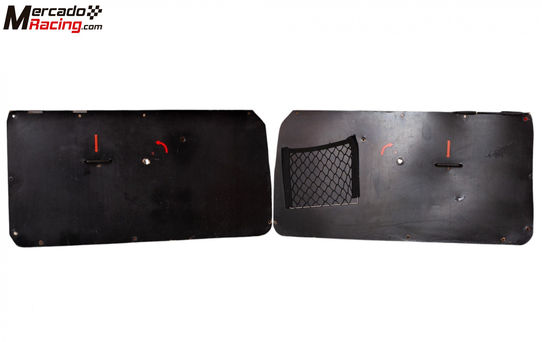 Paneles interiores puertas ligeros ritmo abarth