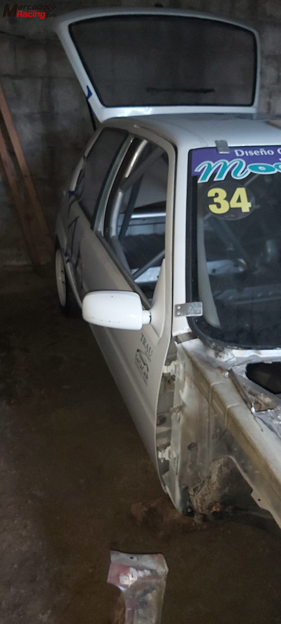 Carrocería con barras peugeot 106 fase 1