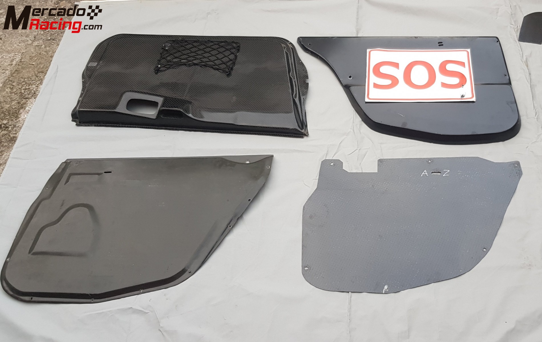 Paneles carbono mitsubishi evo 9