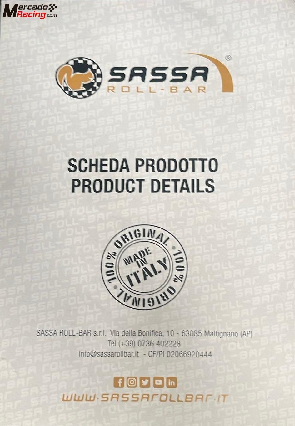 Barras clio i multipunto sassa oreca