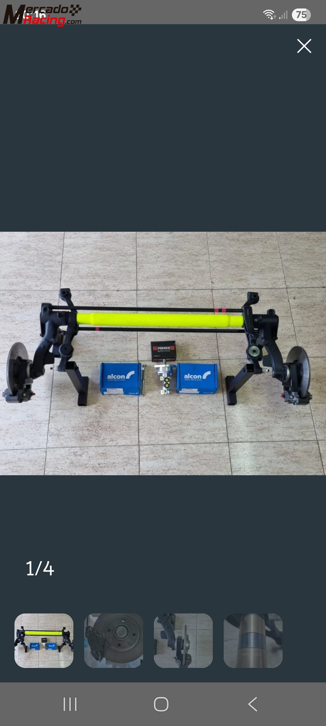 Puente trasero saxo / 106 alcon