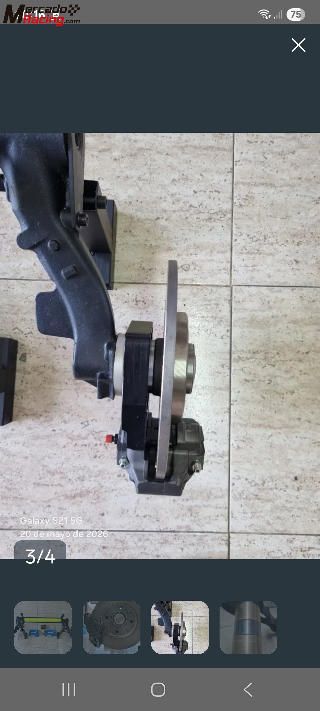 Puente trasero saxo / 106 alcon
