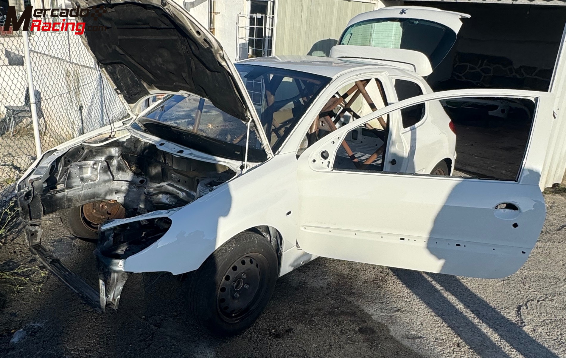 Carrocería de 206 rc de rallys