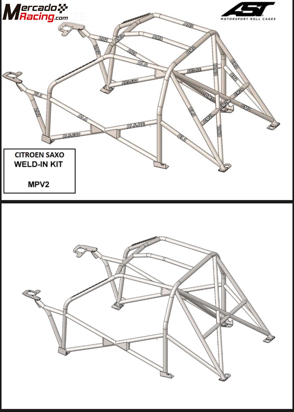 Barras ast v2 para saxo sin estrenar 