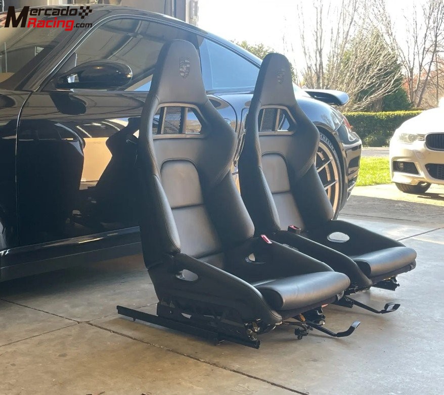 Porsche 991 restofworld folding carbon bucket seats