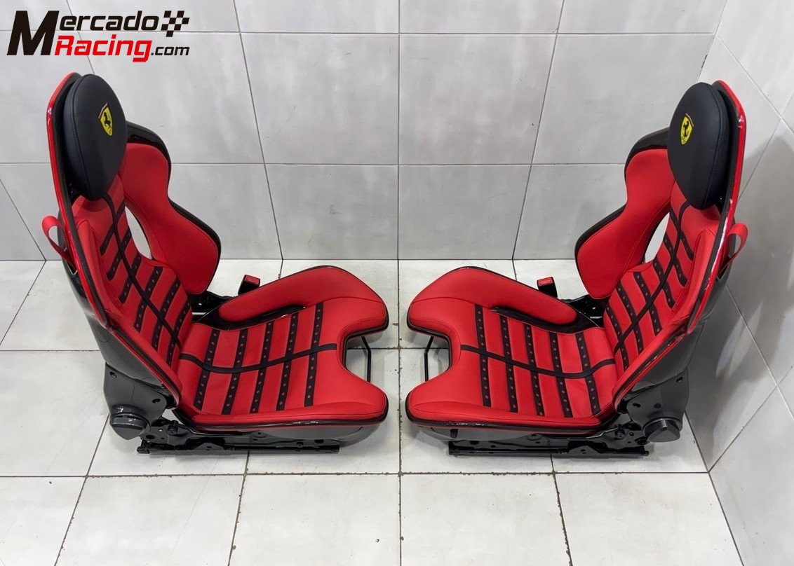 Ferrari l atelier sf90 296 carbon bucket seats
