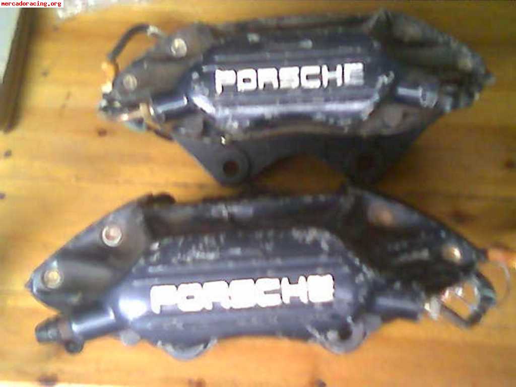 Vendo pinzas brembo porsche de 4 pistones con pastillas