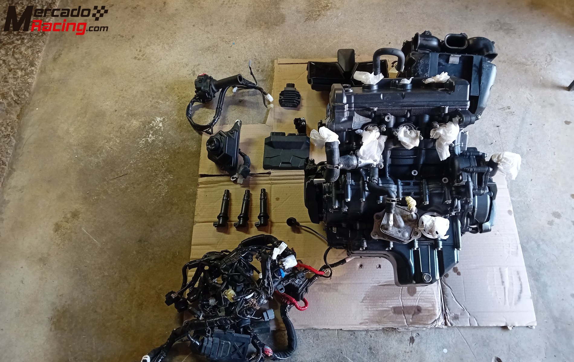 Motor yamaha mt 09-tracer 890