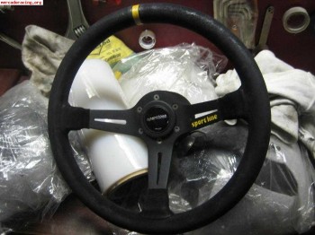 Volante piel vuelta sport line y piña de fiat