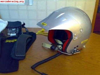 Vendo hans   casco sabelt con interfonos peltor por solo 990