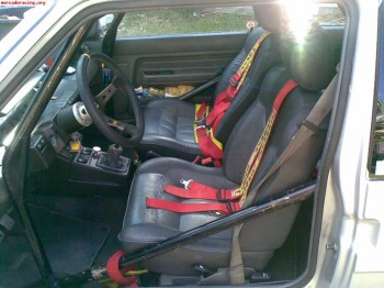 Asientos clio bacara adaptados para gt turbo de cuero origin