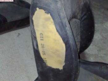 Asientos de peugeot 206 gti en piel con cartoneras