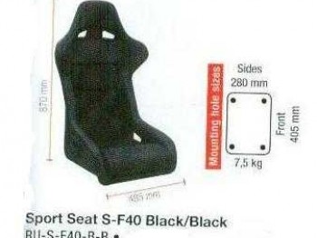 Se vende baquet fijo raceland seat sport