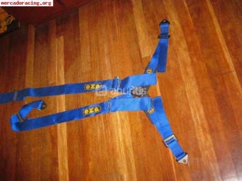 Vendo arnes omp azul 4puntos