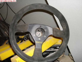 Volante y piña clio sport